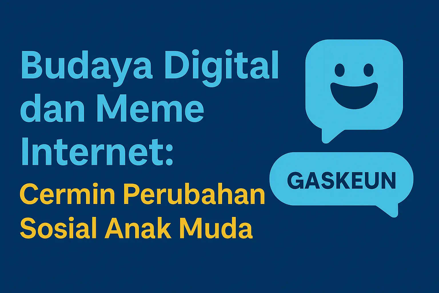 ilustrasi budaya digital dan meme internet
