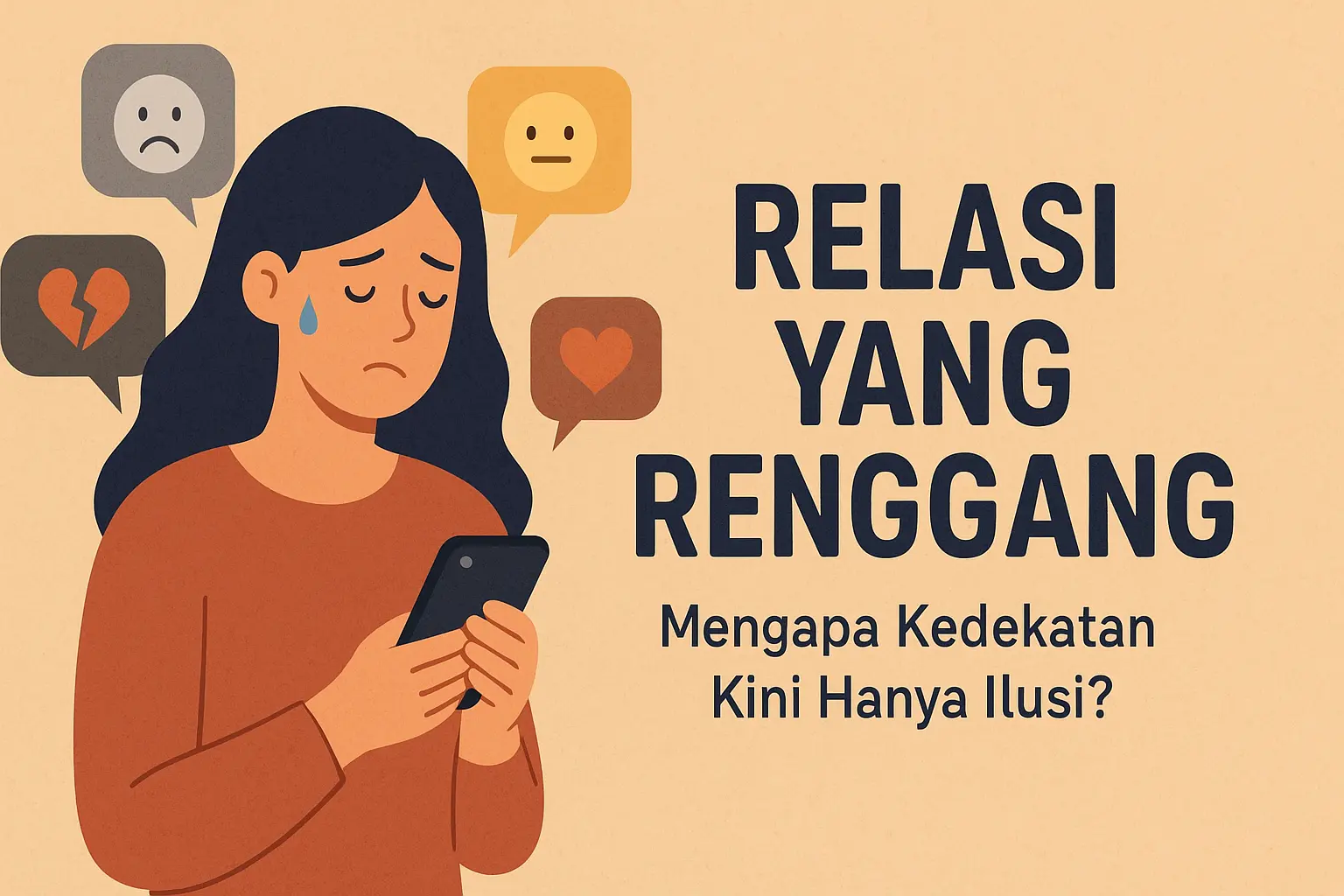 Relasi yang Renggang: Ketika Kedekatan Sekadar Ilusi dan Jarak Menjadi Rumah Baru